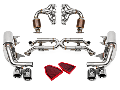 Fabspeed STREET Standard Exhaust Performance Package. Porsche 991 Carrera 3.4L (2012-2016) - 99111143103, 99111143502, 99111142101, 99111142102, 99111142103, 99111142201, 99111142202, 99111142203, 99111341102, 99111341104, 99111341202, 99111341204 - FS.POR.991.VPKGP